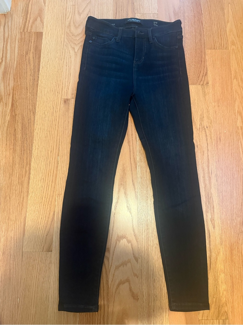 Liverpool Dark Blue Skinny Jeans for Women